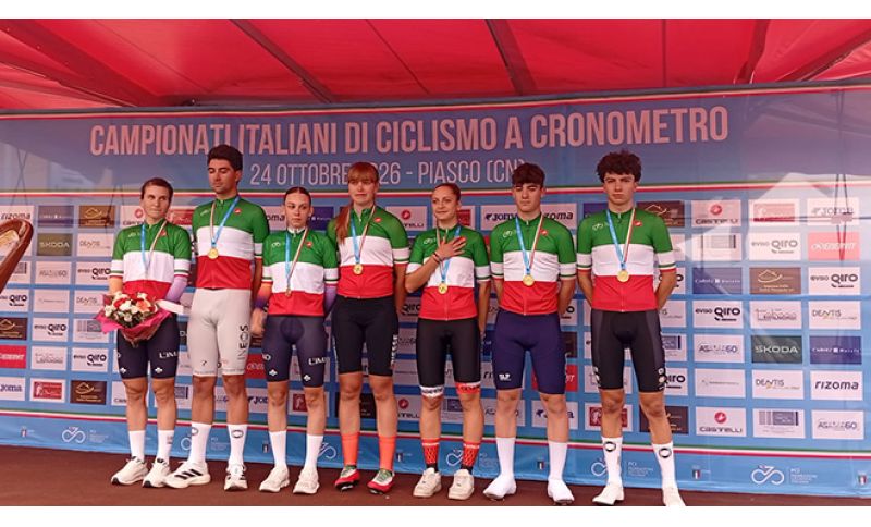Nazionali a crono a Piasco: ottava meraviglia per Longo Borghini